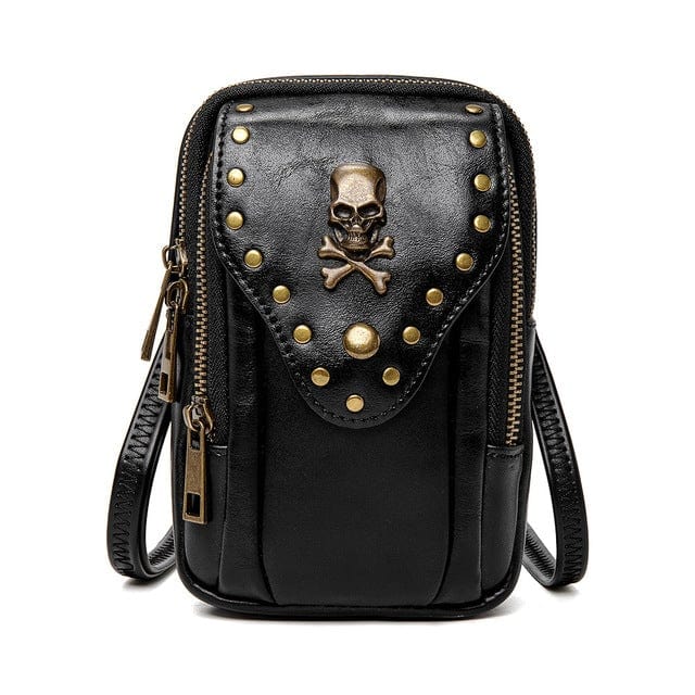 Kobine Steampunk Skull Square Mini Bag