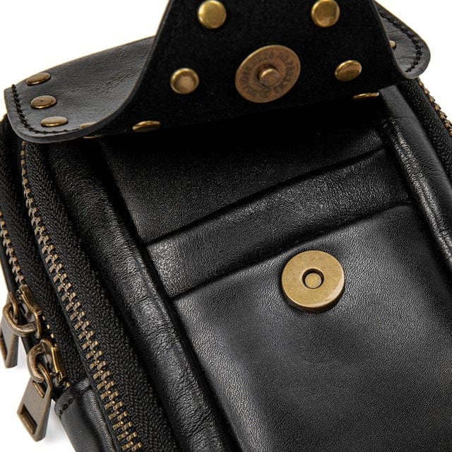 Kobine Steampunk Skull Square Mini Bag