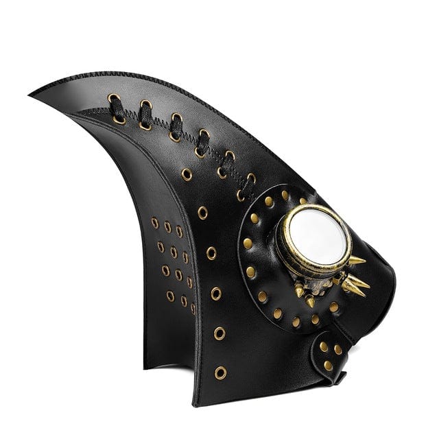 Kobine Steampunk Stitch Rivets Beak Mask