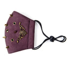 Kobine Unisex Steampunk Badge Rivets Mask
