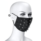 Kobine Unisex Steampunk Rivets Eyelets Adjustable Mask