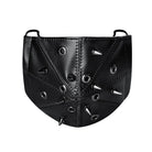 Kobine Unisex Steampunk Rivets Faux Leather Mask