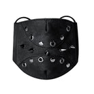 Kobine Unisex Steampunk Rivets Splice Eyelets Mask
