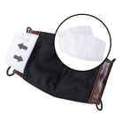 Kobine Unisex Steampunk Skulls Rivets Faux Leather Mask