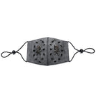 Kobine Unisex Steampunk Skulls Rivets Stitch Mask