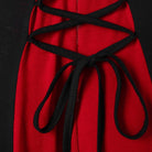 Kobine Women's Gothic Buckles Full Sleeved Hooded Irregular hem Cardigan Coats