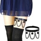 Women's Gothic Chain Leg Harnesses With Tinkle Bell