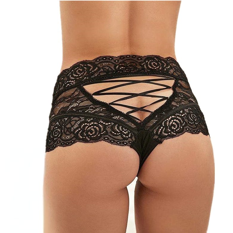 Kobine Women's Gothic Cutout Lace Underwear