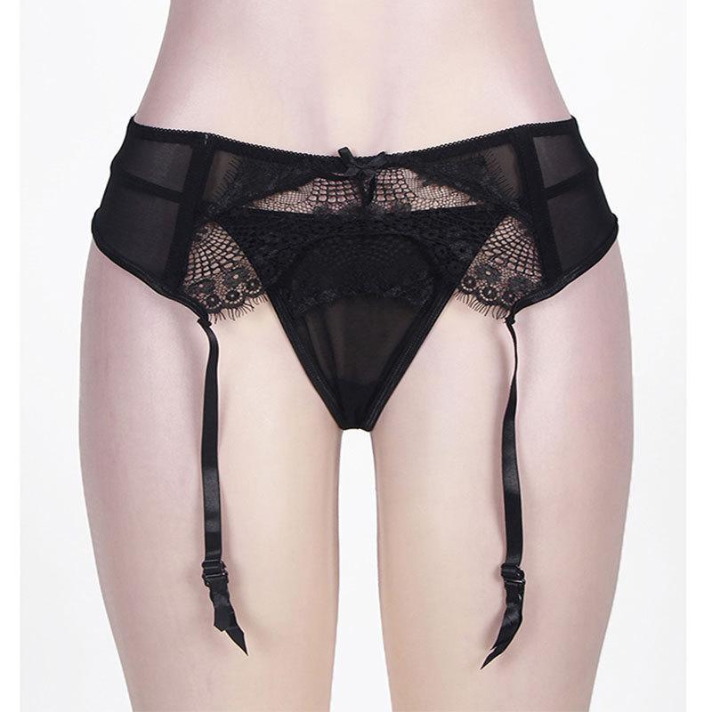 Kobine Women's Gothic Double Color Lace Underwear