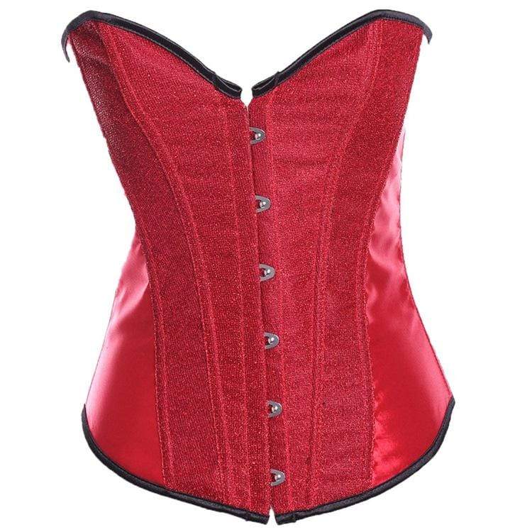 Women's Gothic Flash Stain Overbust Corsets