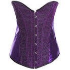Women's Gothic Flash Stain Overbust Corsets
