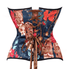 Women's Gothic Floral Overbust Corsets
