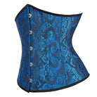 Kobine Women's Gothic Floral Printed Underbust Corset
