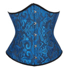 Kobine Women's Gothic Floral Printed Underbust Corset