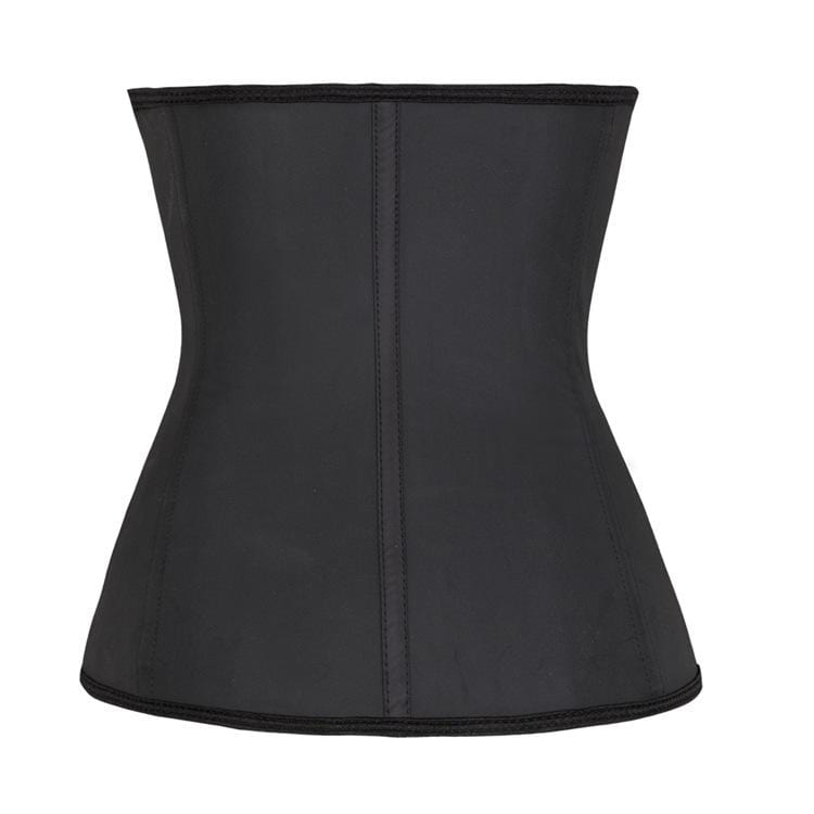 Women's Gothic Latex Front Zip Slimmer Underbust Corsets