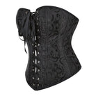Kobine Women's Gothic Jacquard Overbust Corset