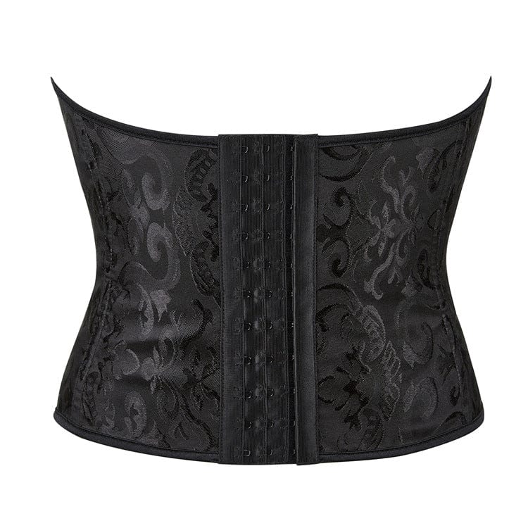 Kobine Women's Gothic Jacquard Overbust Corset