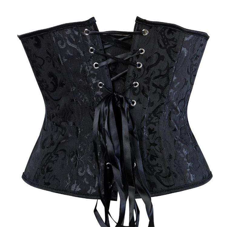 Women's Gothic Jacquard Underbust Corsets