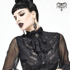 Women's Gothic Lace Multilayer Black Neckwear