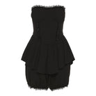 Kobine Women's Gothic Lace Off Shoulder Tank Top & Shorts