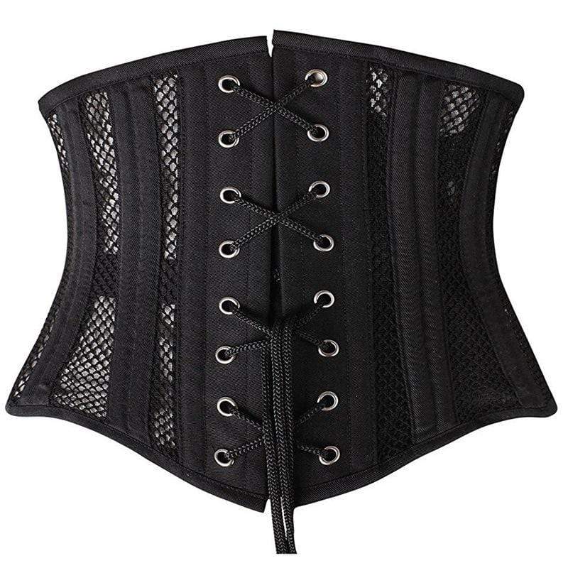 Women's Gothic Mesh Underbust Corsets