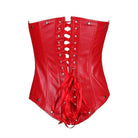Women's Gothic Rivets Halter Top Underbust Corsets With T-back