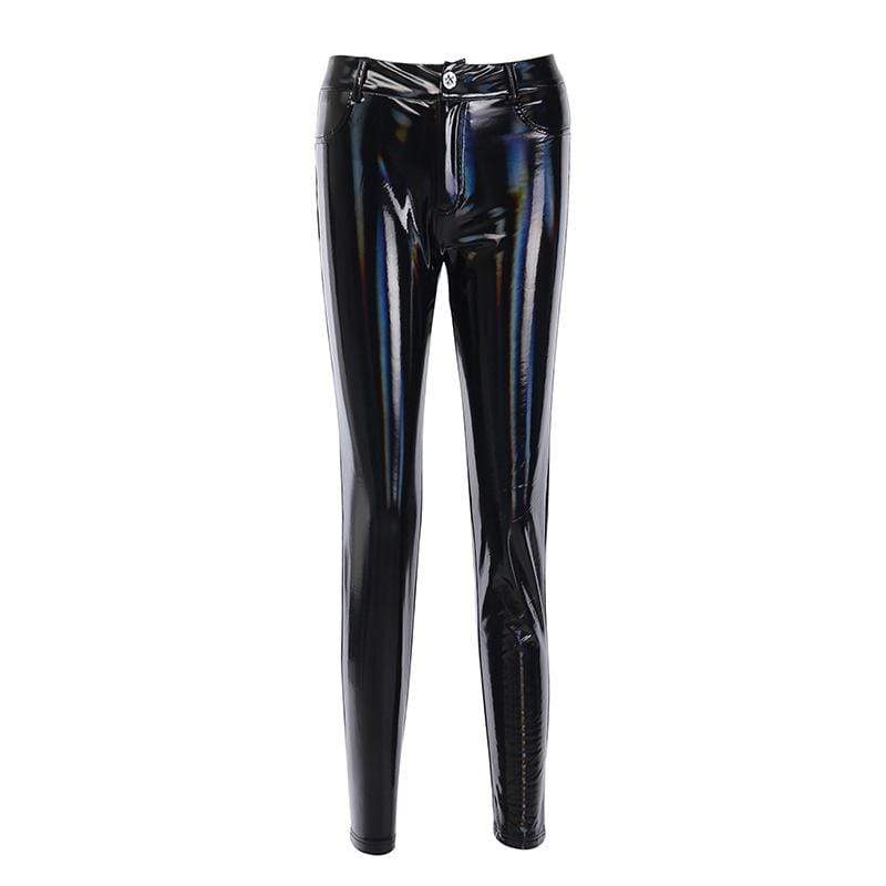 Women's Gothic Skinny PU Leggings