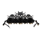 Kobine Women's Gothic Skull Cutout Floral Headwear