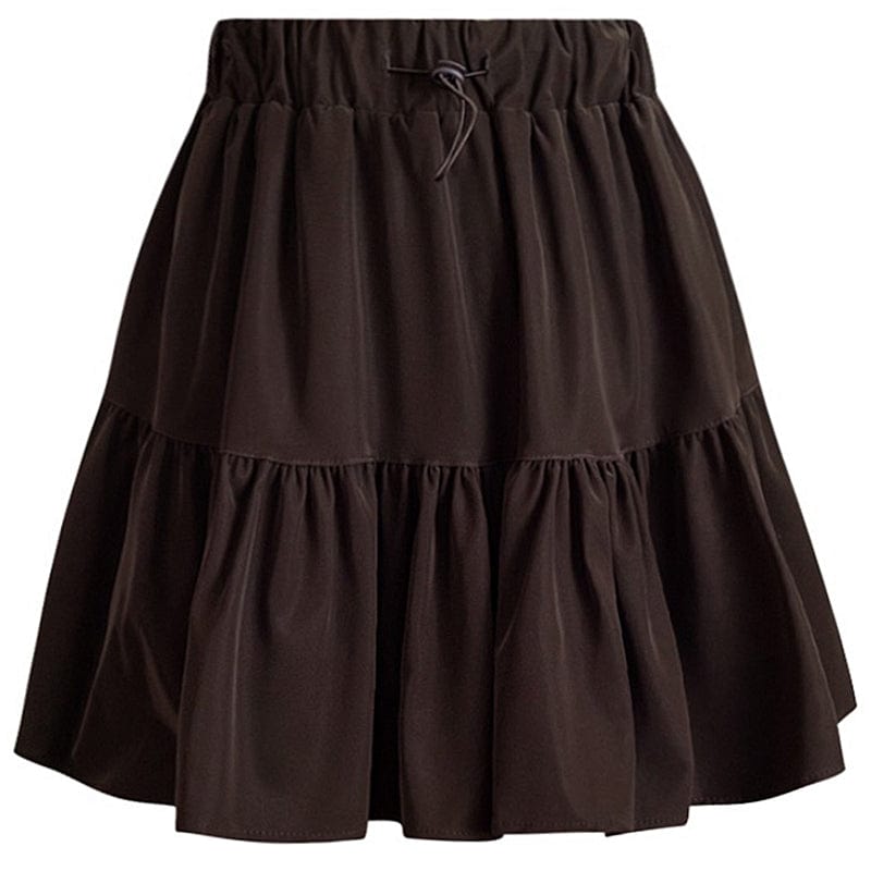 Kobine Women's Grunge Falbala Bubble Skirt