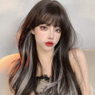 Kobine Women's Highlights Fluffy Synthetic Hair Wig