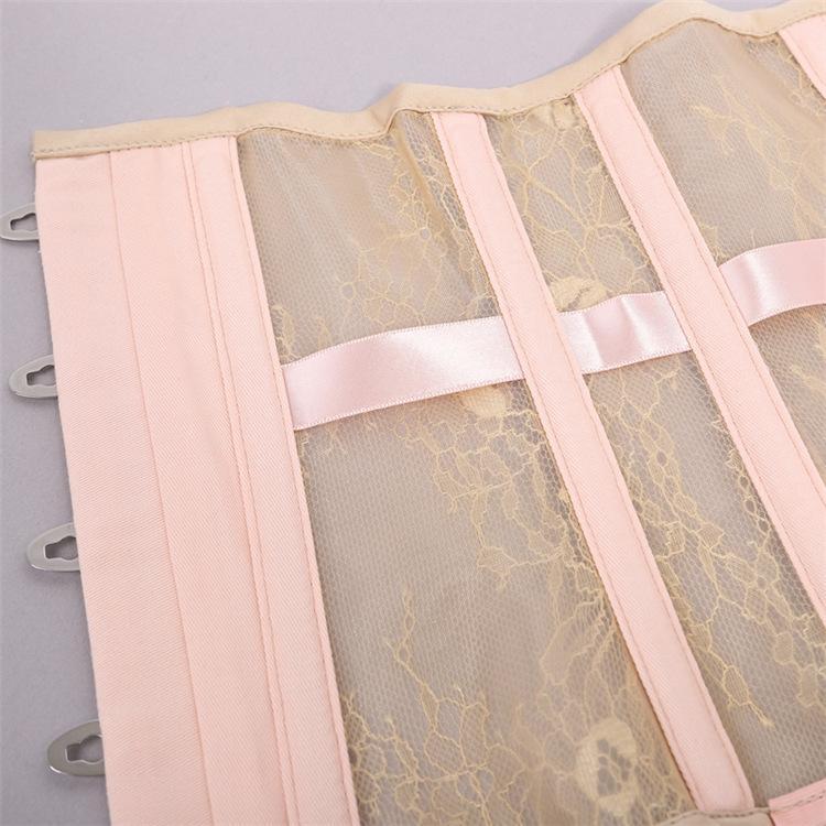 Women's Lace-up Underbust Buckles Lace Corsets