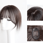 Kobine Women's Natural Bangs Human Hair Wig