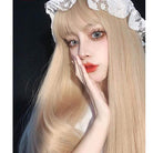 Kobine Women's Natural Straight Long Synthetics Hair Wig