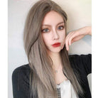 Kobine Women's Natural Straight Synthetics Hair Wig