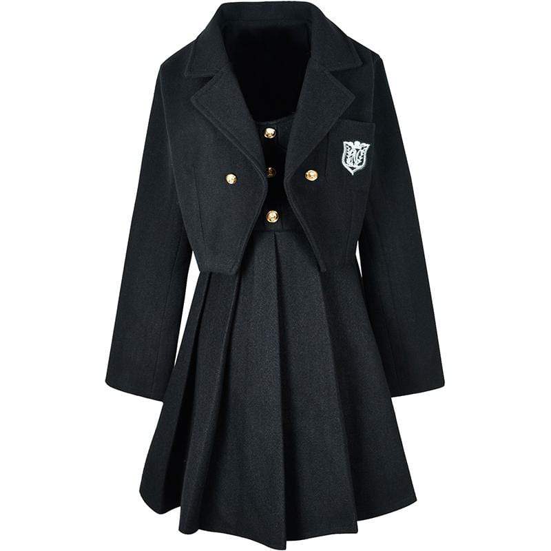 Women's Open Front Woolen Blazer