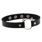 Kobine Women's Punk Cat Button Choker