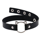 Kobine Women's Punk Cat Button Choker