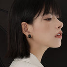 Kobine Women's Punk Heart Earrings