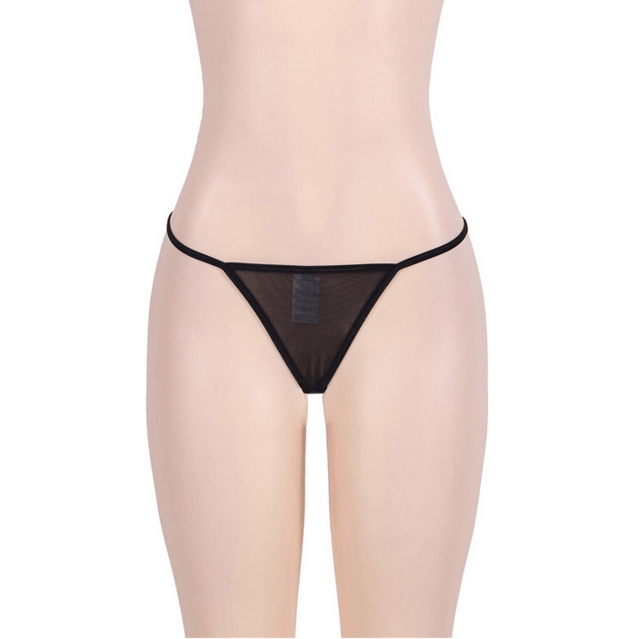 Kobine Women's Punk Lace Splice Adjustable Underwear