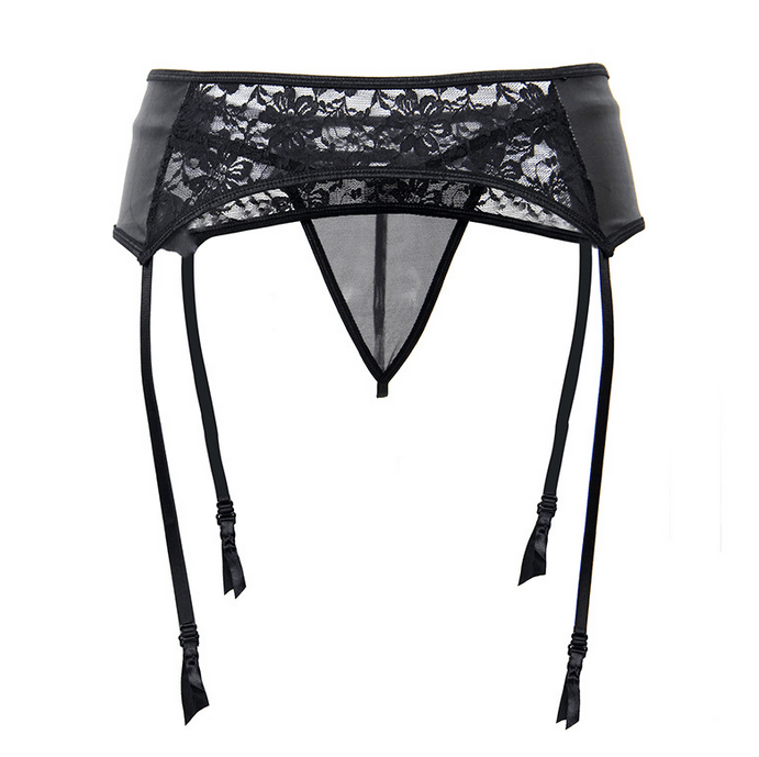 Kobine Women's Punk Lace Splice Adjustable Underwear