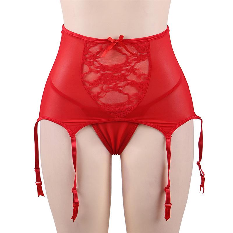 Kobine Women's Punk Lace Splice Sheer Underwear