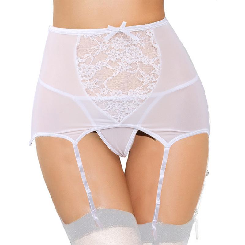 Kobine Women's Punk Lace Splice Sheer Underwear