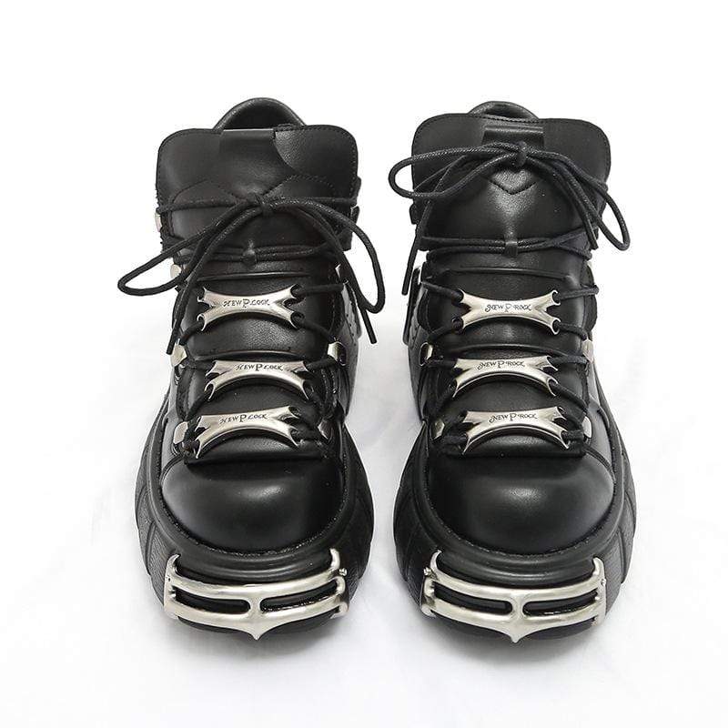 Women's Punk Lace Up Platform Shoes