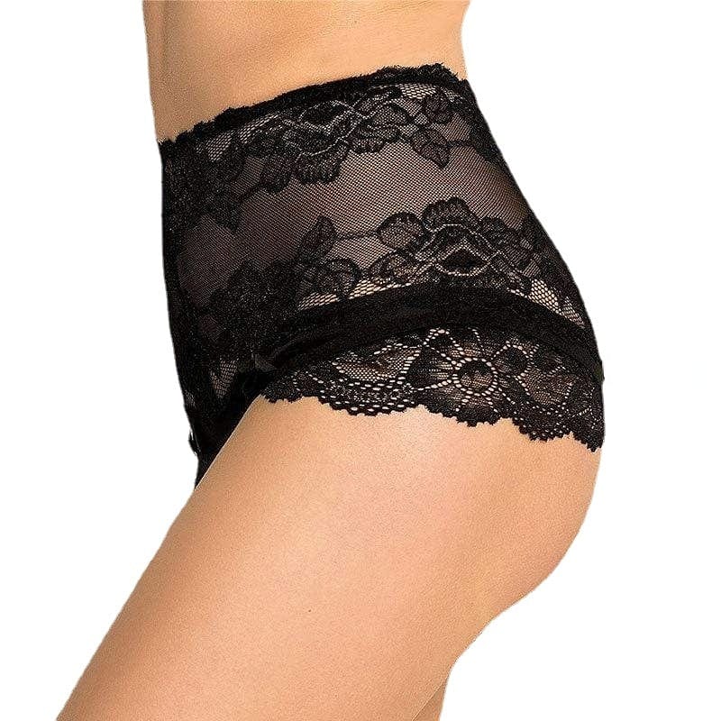 Kobine Women's Punk Strappy Lace Splice Underwear