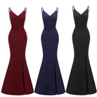 Women's Satin Maxi Slip Dresses Evening Dresses