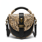 Kobine Women's Steampunk Embossed Buckle Bag