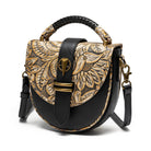 Kobine Women's Steampunk Embossed Buckle Bag