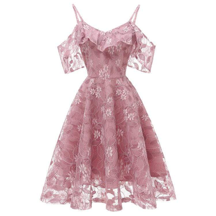 Women's Vintage Lace Party Dresses Evening Dresses Wedding Dress