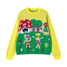 Pink Kawaii Women's Cartoon Knitted Sweater