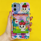 Pink Kawaii Women's Cartoon Printed Phone Case
